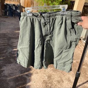 Basic Editions Green Shorts